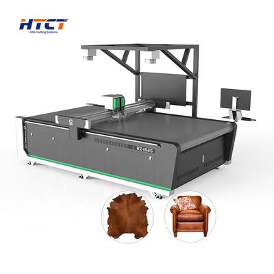 Hides Cow Leather Cutter Hide Fur Rexine PU Leather Sofa  Chair Furniture Manufacture Processing Leather Cutting Machine