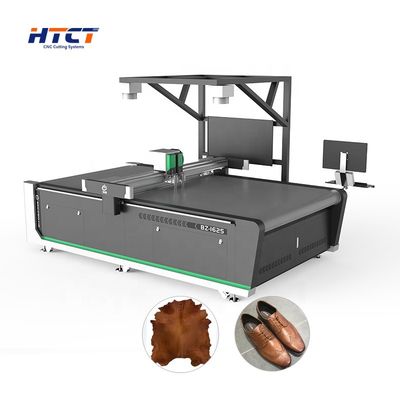 Automatic CNC Leather Cutter Upper Manufacturing Sole PU Fur Rexine Hide Leather Cutting  Machine