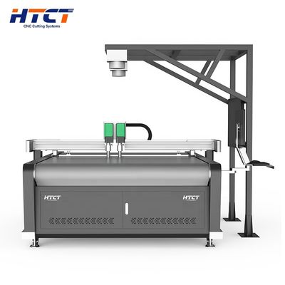 Automatic CNC Leather Cutter Upper Manufacturing Sole PU Fur Rexine Hide Leather Cutting  Machine